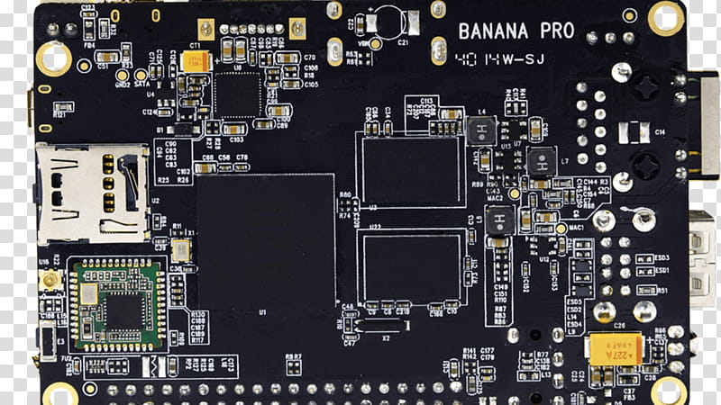 Banana, Central Processing Unit, Banana Pi, Tv Tuner Card, Banana Pro, Arm Cortexa7, Motherboard, ARM Architecture transparent background PNG clipart