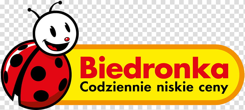 Lidl Logo, Biedronka, Supermarket, Wikipedia Logo, Ladybird Beetle, Text, Yellow, Smile transparent background PNG clipart
