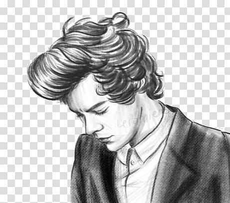 Doodles and Drawing , One Direction Harry Styles transparent background PNG clipart