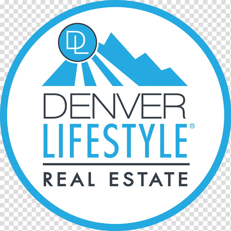 Real Estate, Logo, Organization, Denver, Blue, Text, Line, Area, Sign, Circle transparent background PNG clipart
