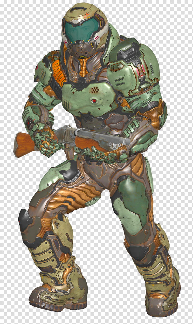 Doom Guy Slayer Render Updated transparent background PNG clipart