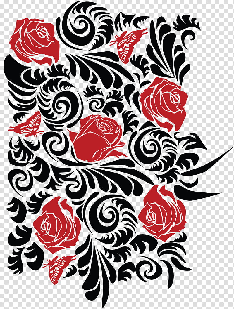 Flower Line Art, Ukraine, Rose, Ornament, Floral Design, Garden Roses, Folk Art, Rose Family transparent background PNG clipart