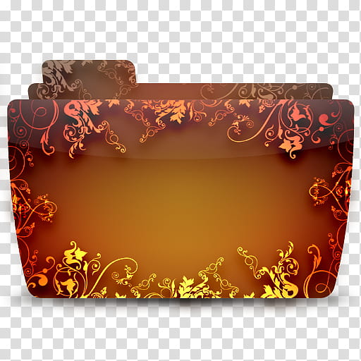 Floral Folder Icon , Colorfloral, red and yellow flower file transparent background PNG clipart