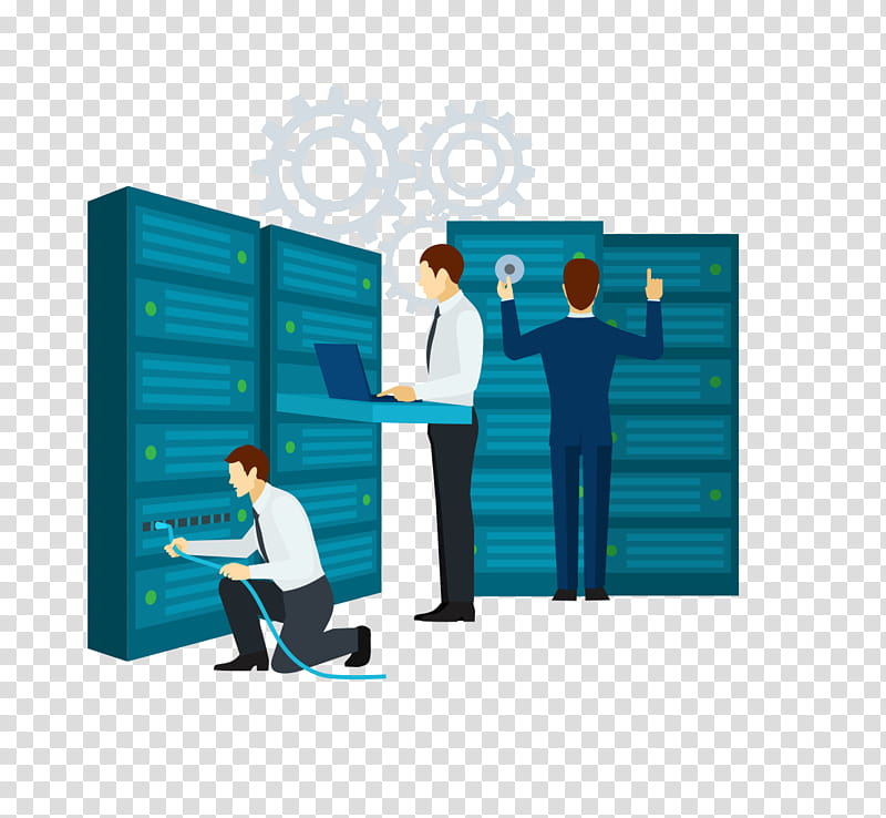 Cartoon Computer, Data Center, Computer Servers, Customer, Text, Communication transparent background PNG clipart