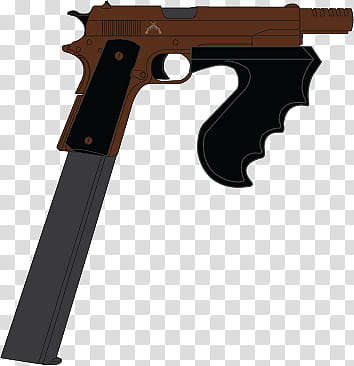 Thompson&#;s Lebman  Machine Pistol transparent background PNG clipart