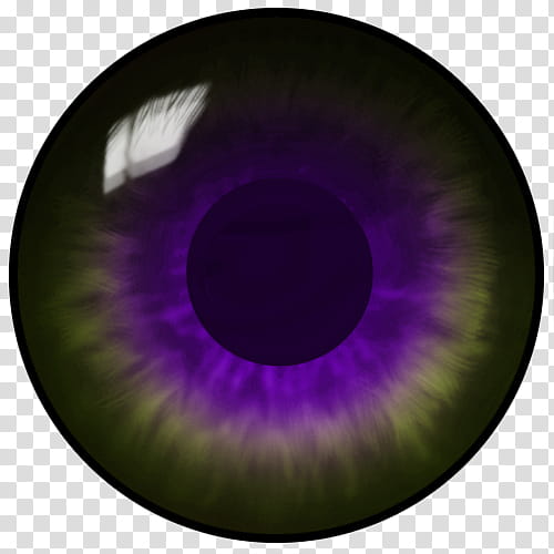 Realistic Eye Textures, green and purple eye ball illustration transparent background PNG clipart