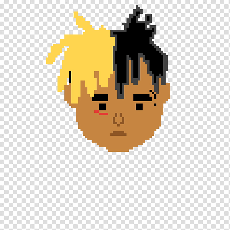 Xxxtentacion, Drawing, Pixel Art, Sprite, Computer, Editing, Online And Offline, Yellow transparent background PNG clipart