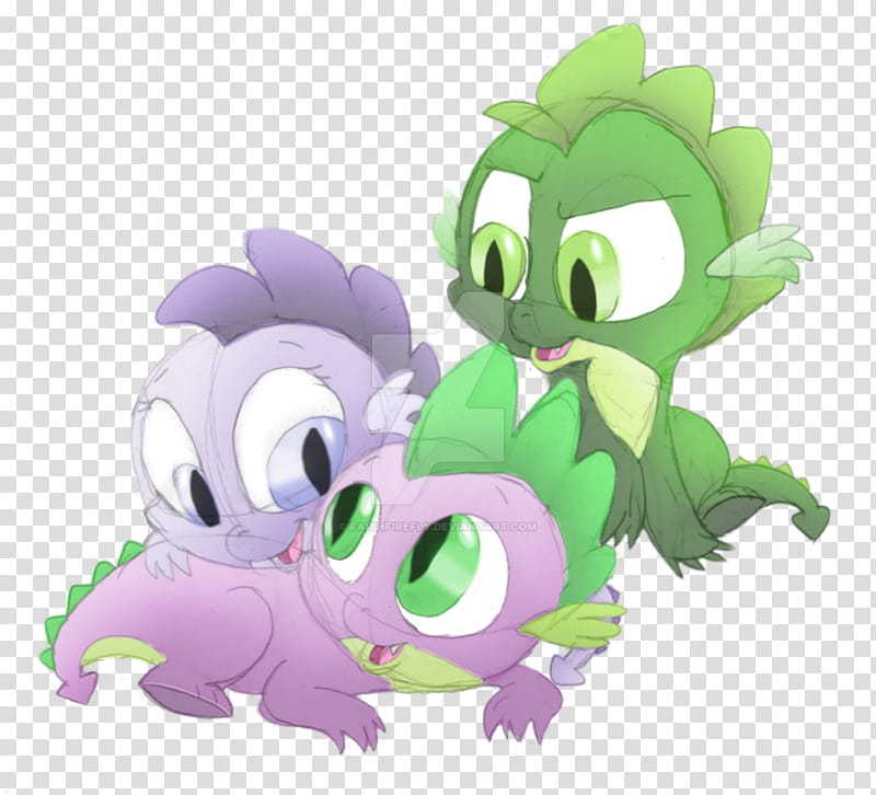 Pearl, Spike, and Smokey transparent background PNG clipart