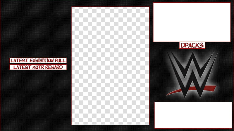 D WWE Supercard Twitch Overlay v transparent background PNG clipart