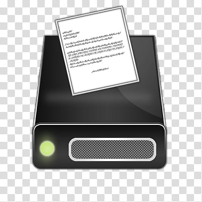 TRIX Icon Set, Drives-Documents, black speaker illustration transparent background PNG clipart