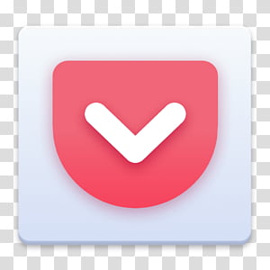 Pocket for macOS transparent background PNG clipart thumbnail