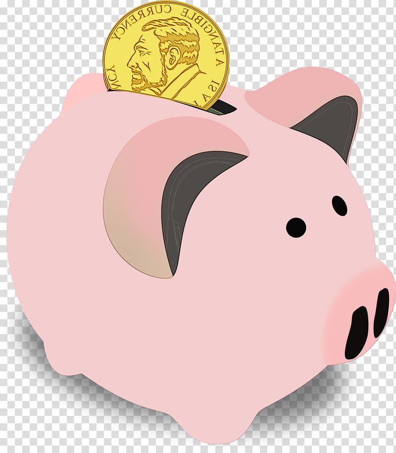 Pig, Snout, Piggy Bank, Pink M, Saving, Suidae, Money Handling transparent background PNG clipart