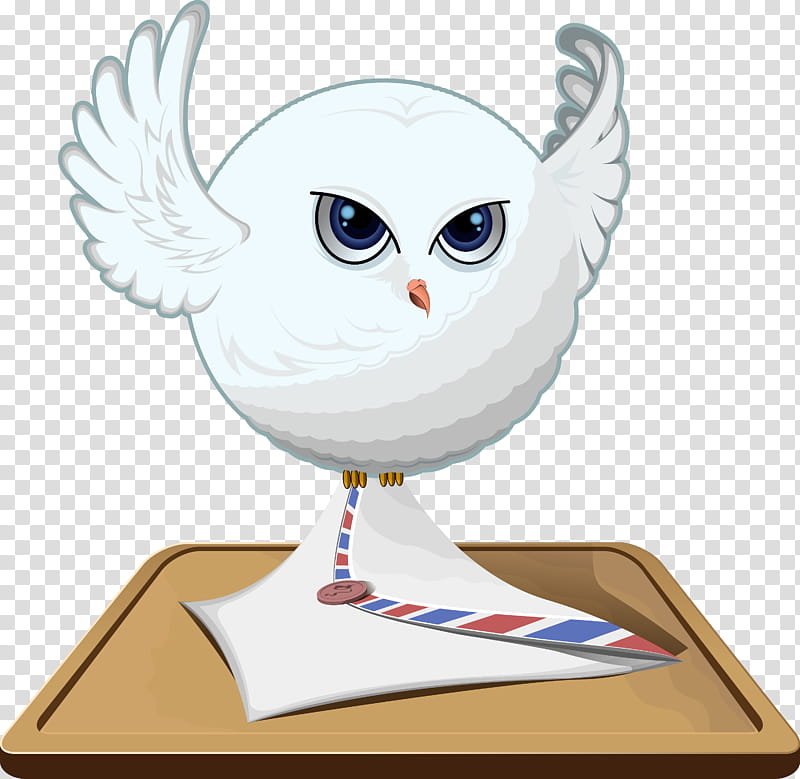 Trophy, Owl, Cartoon, Character, Snowy Owl, Bird transparent background PNG clipart