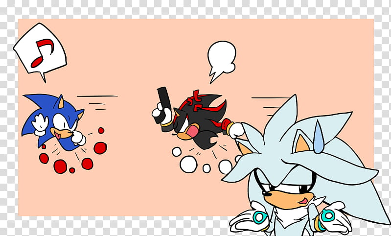 Sonic ate my pudding!!, three Sonic characters transparent background PNG clipart