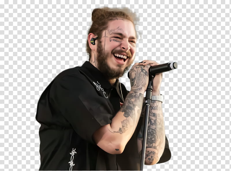 Singing, Post Malone, Rapper, Singer, Wow, Music, Grammy Awards, Beerbongs Bentleys transparent background PNG clipart