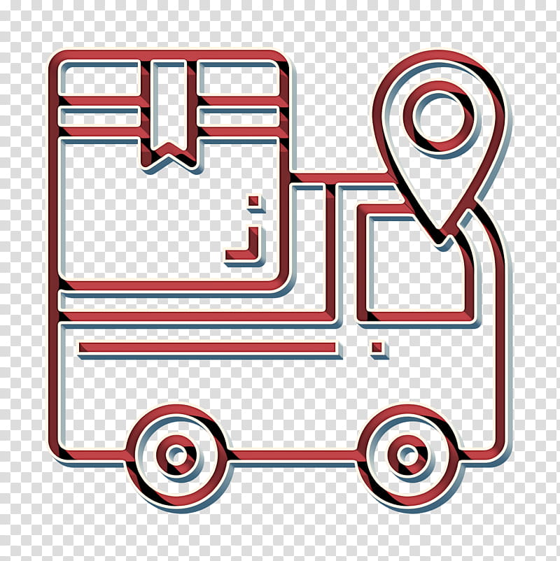 Logistic icon Tracking icon Shipment icon, Transport, Line, Vehicle transparent background PNG clipart