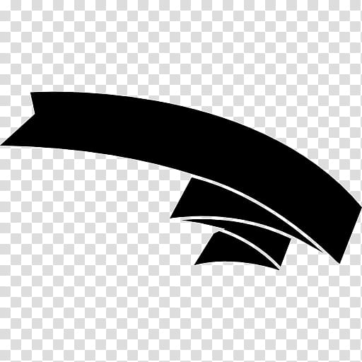 Black Ribbon Banner Shape PNG, Clipart, Angle, Banner, Black