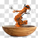 Sphere   the new variation, orange robotic arm illustration transparent background PNG clipart