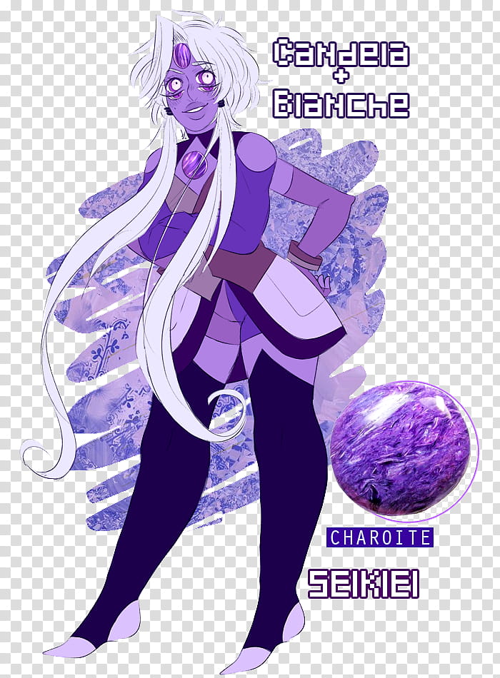 [Candela + Blanche FUSION] CHAROITE transparent background PNG clipart