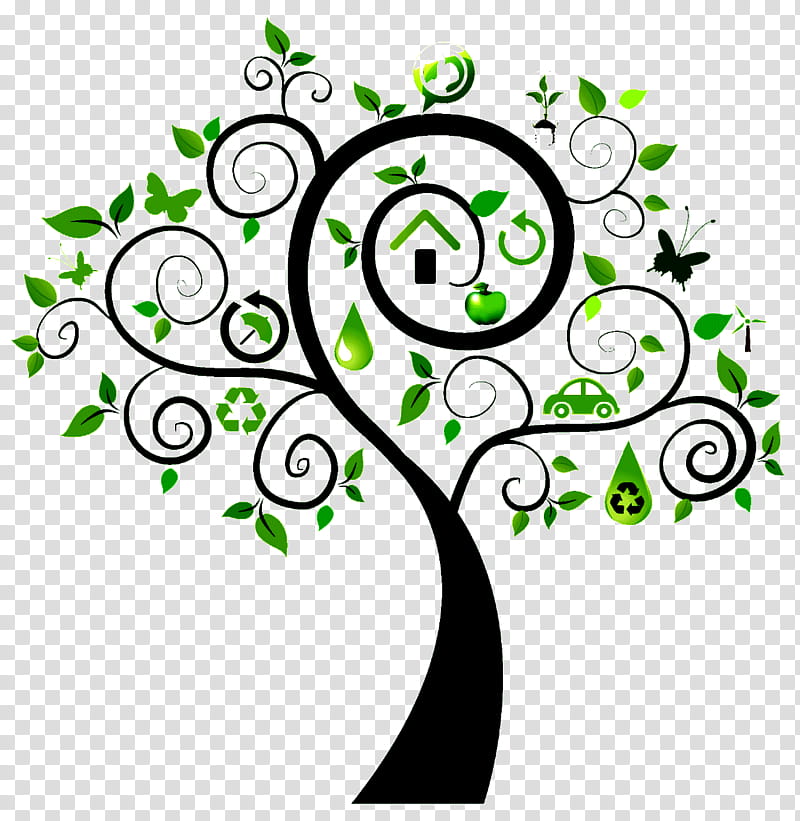 Tree Wall, Wall Decal, Sticker, Plants, Branch, Leaf, Line Art, Circle transparent background PNG clipart