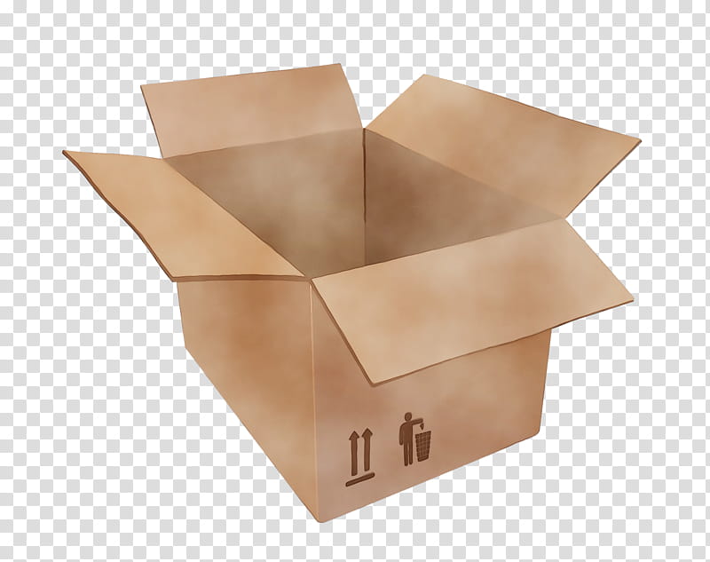 box shipping box packing materials paper product cardboard, Watercolor, Paint, Wet Ink, Packaging And Labeling, Wood, Office Supplies, Table transparent background PNG clipart
