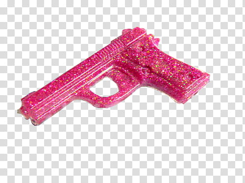 #, pink handgun toy transparent background PNG clipart