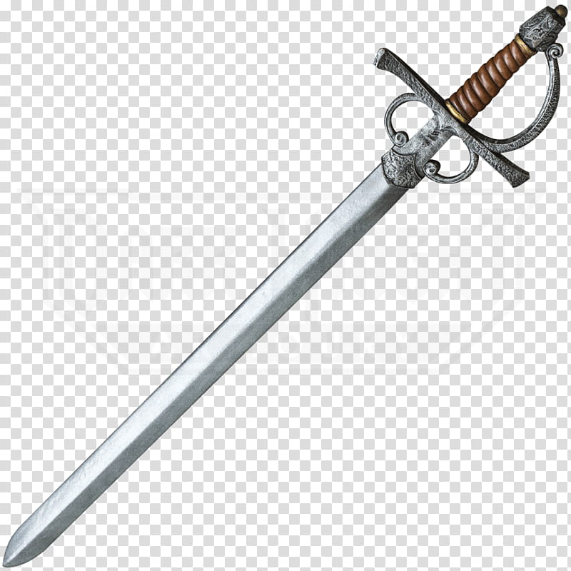 Knight, Larp Rapier, Sword, Longsword, Middle Ages, Foam Weapon, Foam Larp Swords, Calimacil transparent background PNG clipart