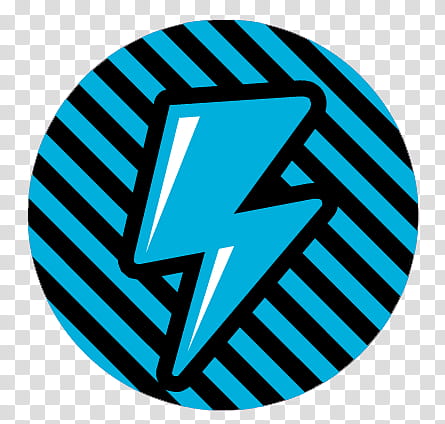 Monster High, blue lightning icon transparent background PNG clipart