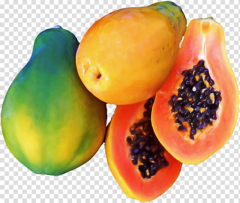 papaya natural foods fruit food plant, Accessory Fruit, Superfood, Local Food transparent background PNG clipart