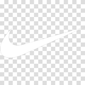 nike white transparent logo