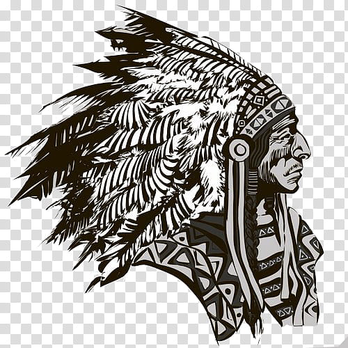 Native American Indian SET transparent background PNG clipart