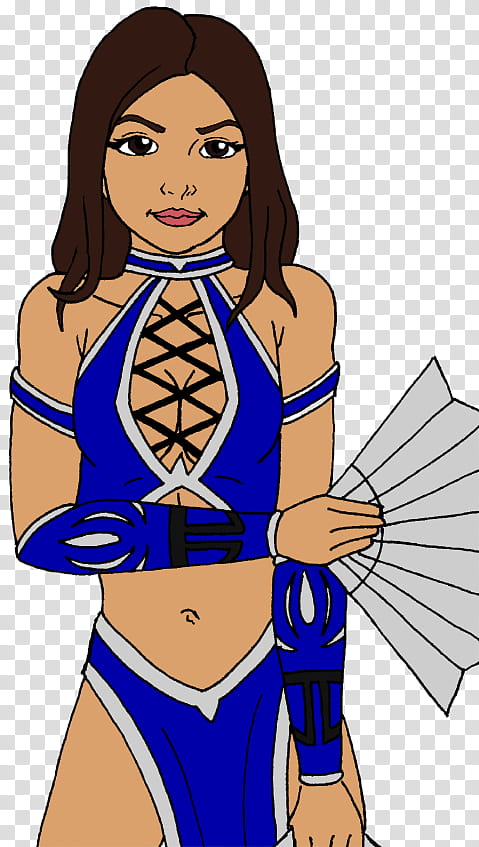 AJ Lee as Kitana in Colour transparent background PNG clipart