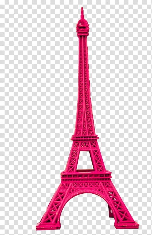 Pink Eiffel Tower, pink Eiffel Tower scale model transparent background PNG clipart