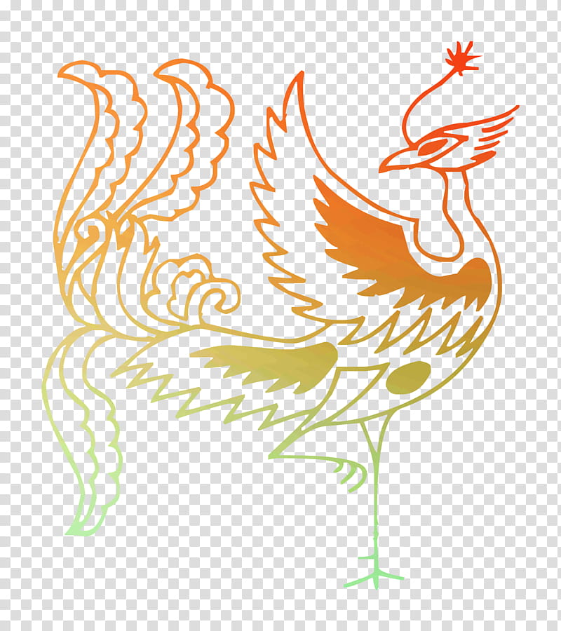 Phoenix Bird, Rooster, Motif, Black, Chinoiserie, Chicken transparent background PNG clipart
