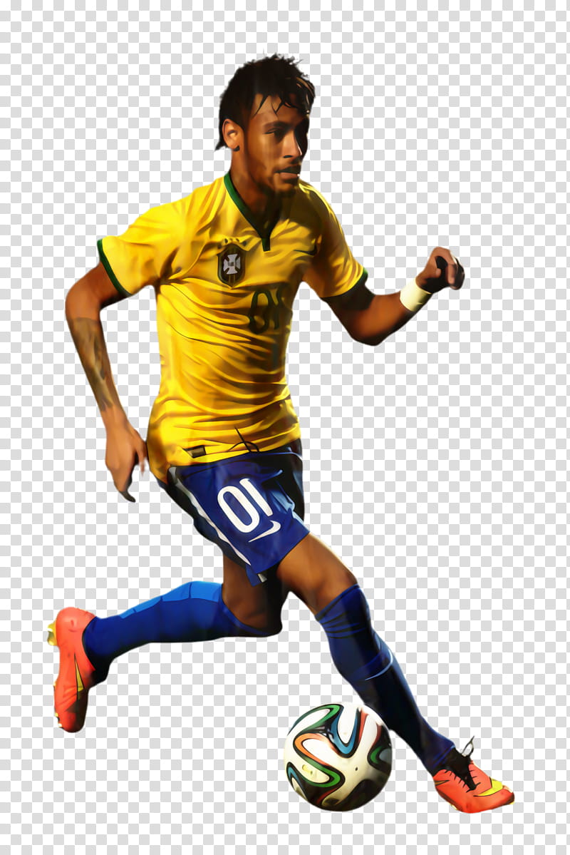 Cartoon Star, Neymar, Footballer, Brazil, Football Player, Handball, Sports, Plagg transparent background PNG clipart