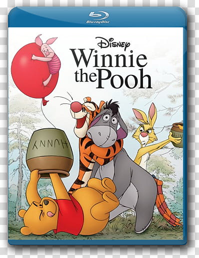 Disney Blu Ray Cover Icon , winniethepooh transparent background PNG clipart