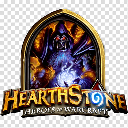 Hearthstone Portrait Icons ICO , Warlock transparent background PNG clipart