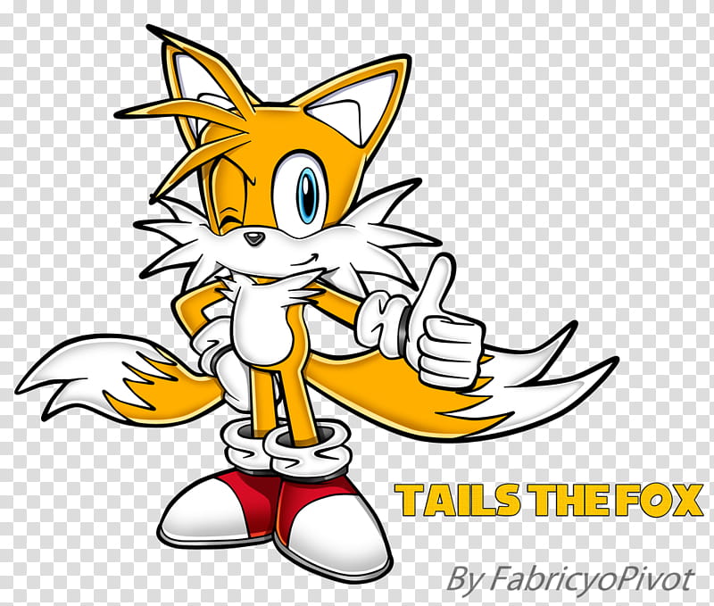 Tails Sonic Adventure Style transparent background PNG clipart