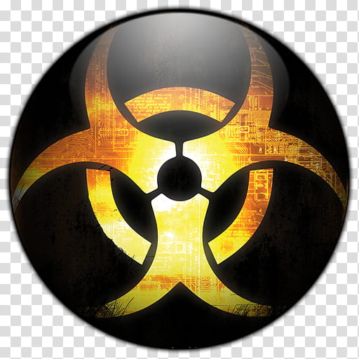 Killing Floor v, yellow and black radiation logo transparent background PNG clipart