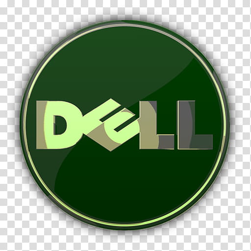 Dell Icon in  Colors, Dell Icon  Grassy Green transparent background PNG clipart