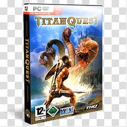 DVD Game Icons v, Titan Quest, Titan Quest PC DVD case transparent background PNG clipart