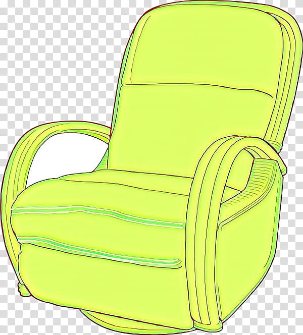 green chair yellow furniture recliner transparent background PNG clipart