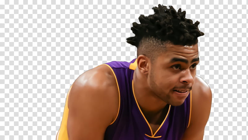 Hair, Dangelo Russell, Basketball, Nba, Afro, Sportswear, Shoulder, Hairstyle transparent background PNG clipart