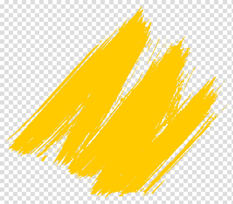 yellow paint transparent background PNG clipart