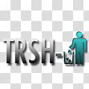 Futura Gradient Icons, Trash Full , TRSH logo transparent background PNG clipart