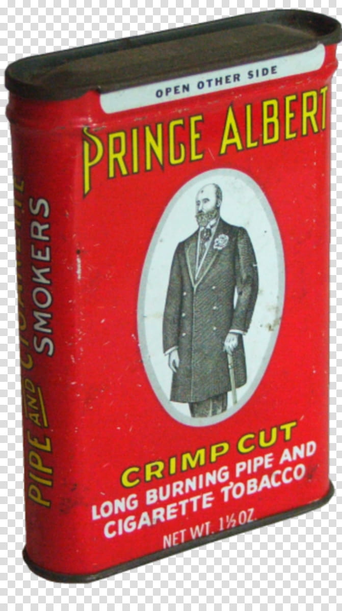 red and white Prince Albert crimp cut can transparent background PNG clipart