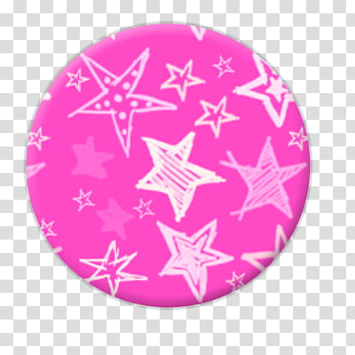 pink and white star print circle icon transparent background PNG clipart