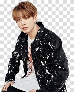 Bts You Never Walk Alone Solo Man In Black And White Jacket Transparent Background Png Clipart Hiclipart