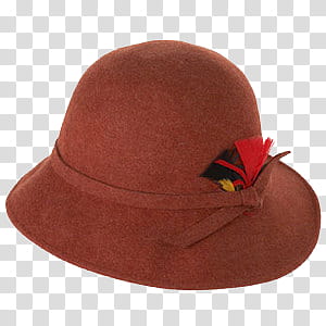 , round brown hat transparent background PNG clipart