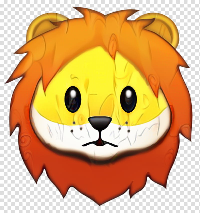 World Emoji Day, Lion, Sticker, Poster, Drawing, Face, King Of The Animals, Cartoon transparent background PNG clipart